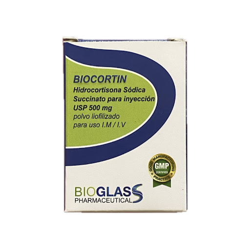 BIOCORTIN HIDROCORTISONA 500MG AMP I.M-I.V X 1